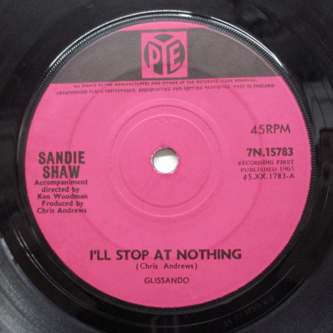 Sandy Shaw you can't bloom him