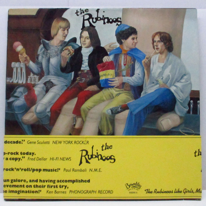 RUBINOOS, THE (ザ・ルビナーズ)  - S.T. [1st] (UK オリジナル LP+黄色インナー、プロモ用帯)