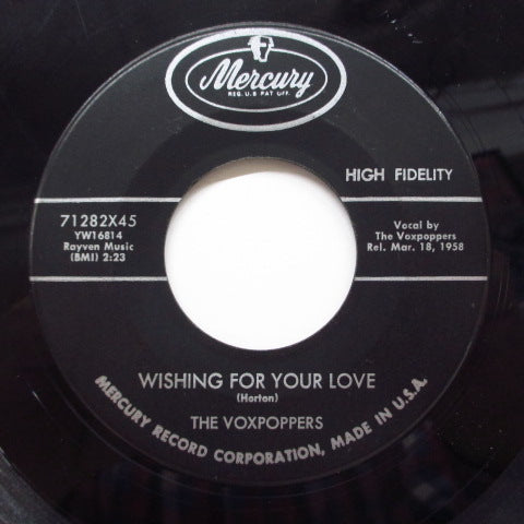 VOXPOPPERS - The Last Drag (Mercury)