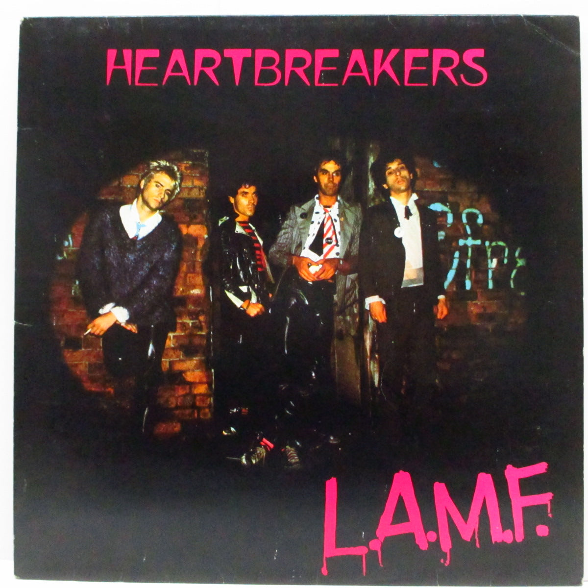 JOHNNY THUNDERS & THE HEARTBREAKERS (ジョニー・サンダース & ザ・ハートブレイカーズ) - L.A.M.F. (UK '77 初回「Porkyマト」オリジナル LP)