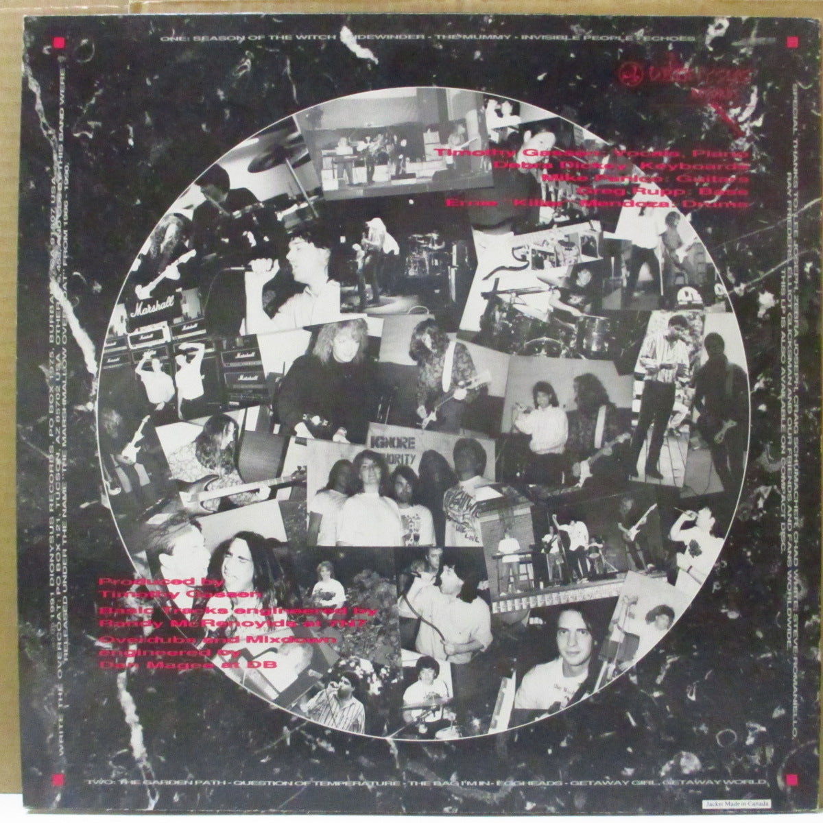 OVERCOAT, THE (MARSHMALLOW OVERCOAT) (ザ(マシュマロ)オーヴァーコート) - Three Chords... And A Cloud Of Dust! (US オリジナル LP)