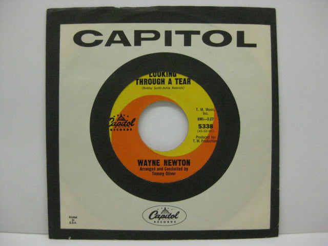 WAYNE NEWTON (ウェイン・ニュートン) - Comin’ On Too Strong (US オリジナル 7"+カンパニースリーブ)