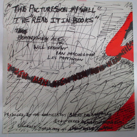 ECHO & THE BUNNYMEN - The Pictures On My Wall (UK 2nd Press 7'/Yellow & Blue Lbl.)