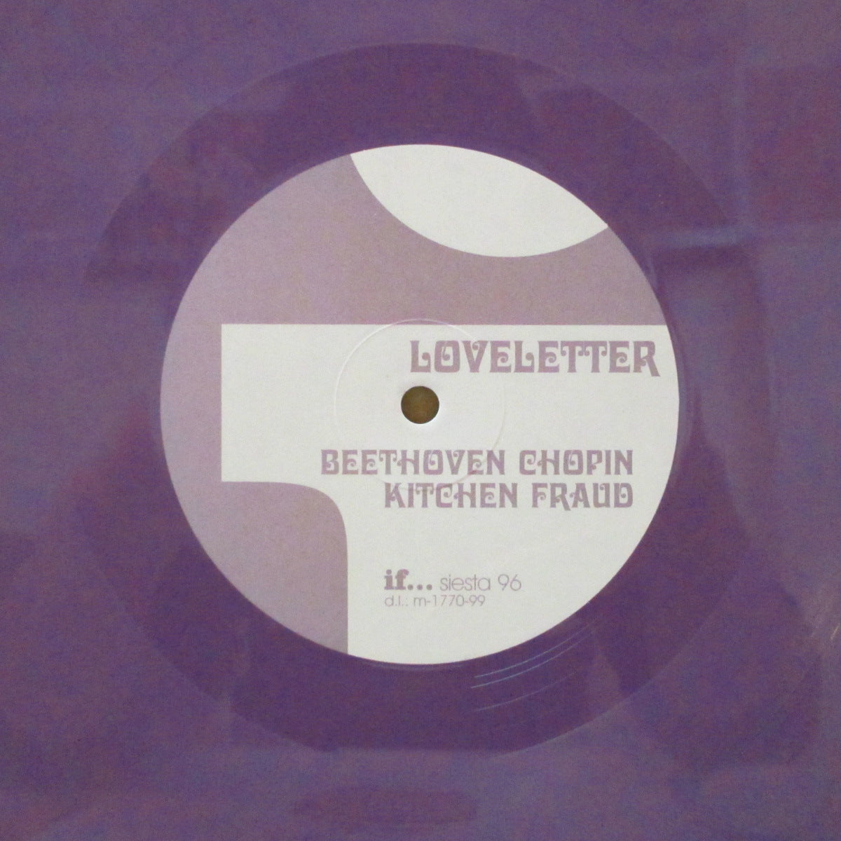 LOVELETTER (ラヴレター) - Beethoven Chopin Kitchen Fraud (Spain Orig.Purple Vinyl LP+Inner)