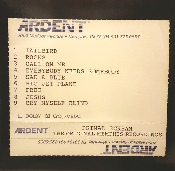 PRIMAL SCREAM (プライマル・スクリーム) - Give Out But Don't Give Up - The Original Memphis Recordings (EU Limited 180g 2xLP/NEW)