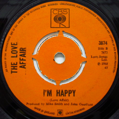 LOVE AFFAIR - A Day Without Love (UK Orig.7")