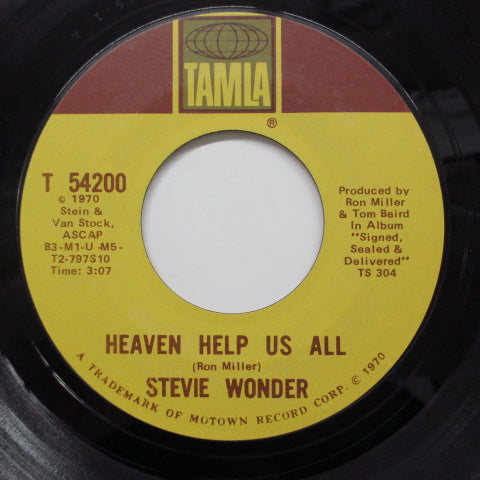 STEVIE WONDER (スティーヴィ・ワンダー) - Heaven Help Us All (US Orig)