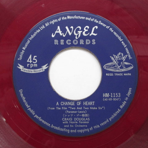 CRAIG DOUGLAS-A Change Of Heart (Japan Red Edition)