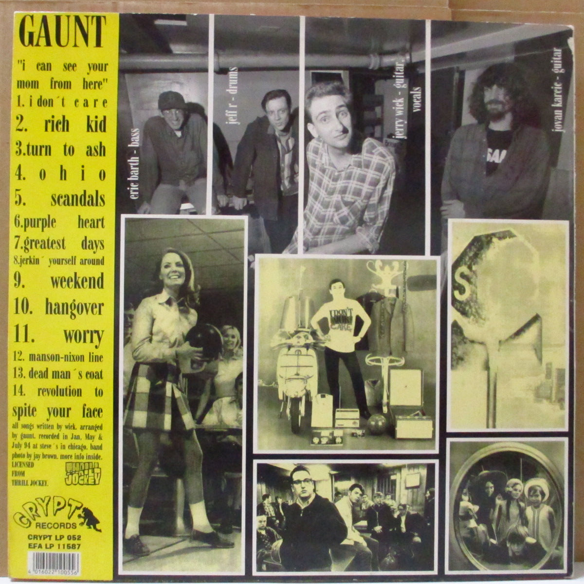 GAUNT (ゴーント) - I Can See Your Mom From Here (German オリジナル LP)