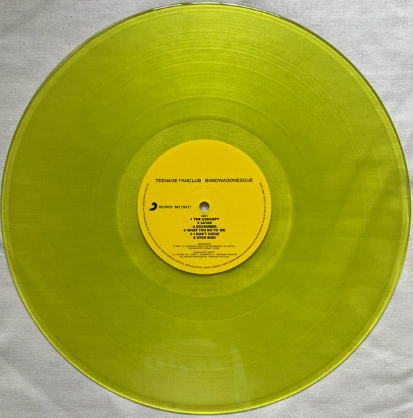 TEENAGE FANCLUB (ティーンエイジ・ファンクラブ) - Bandwagonesque (EU 2023 NAD 限定復刻再発クリアイエローヴァイナル LP/NEW)