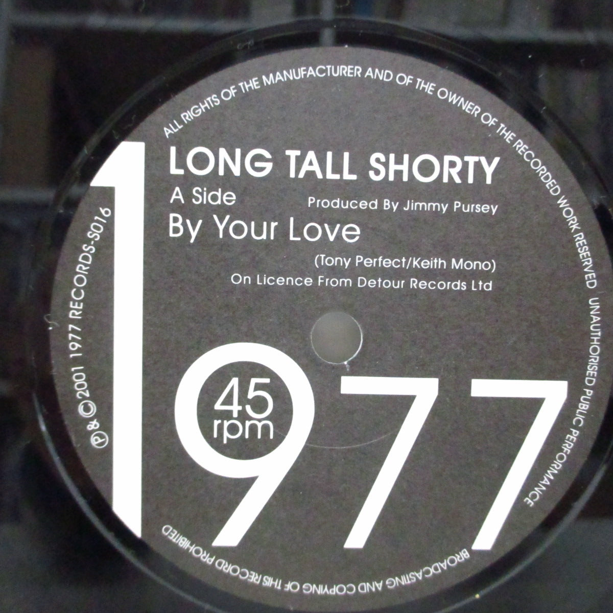LONG TALL SHORTY (ロング・トール・ショーティー) - By Your Love (Japan 限定正規再発 7"「廃盤 New」)