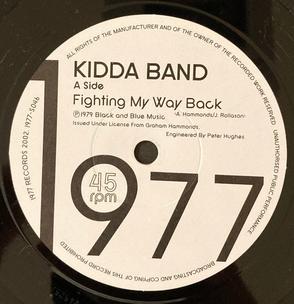 KIDDA BAND (キッダ・バンド) - Fighting My Way Back (Japan 限定正規再発 7"「廃盤 New」)