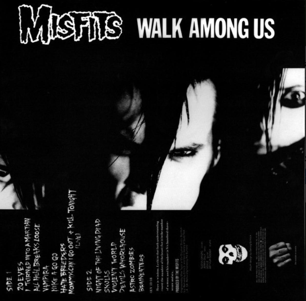 MISFITS (ミスフィッツ) - Walk Among Us (EU 限定リプロ再発 LP/ New) '82年ファーストアルバム!