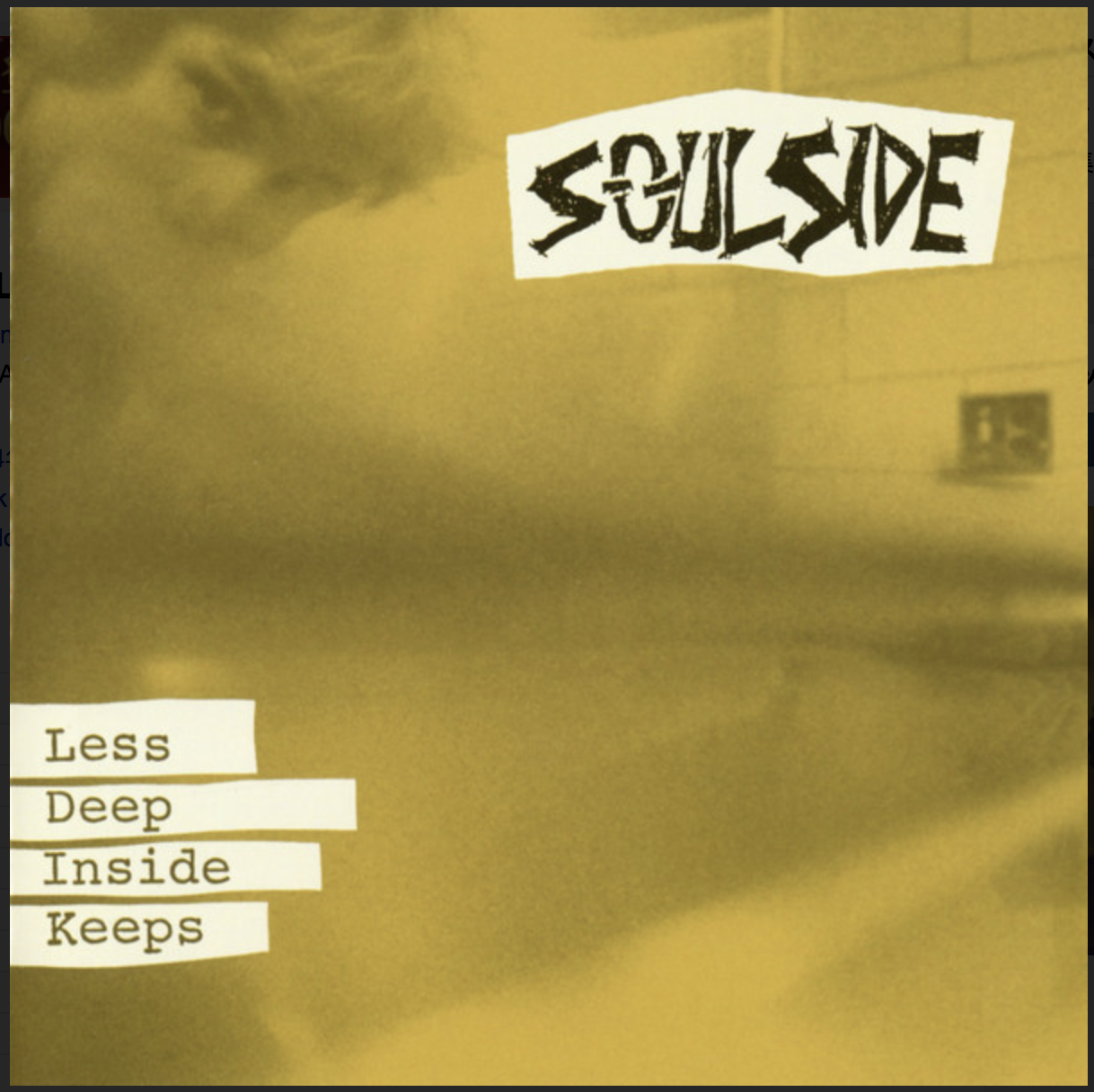 SOULSIDE (ソウルサイド) - Less Deep Inside Keeps (US 正規限定再発 CD/ New) '87年ファーストアルバム!