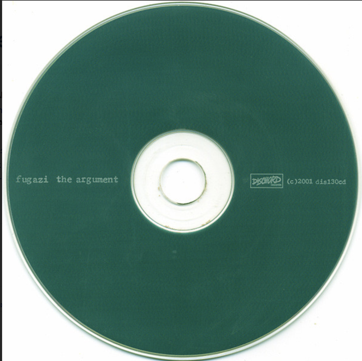 FUGAZI (フガジ) - The Argument (US 「正規」限定プレス再発 CD/New) '01年6thフルアルバム !