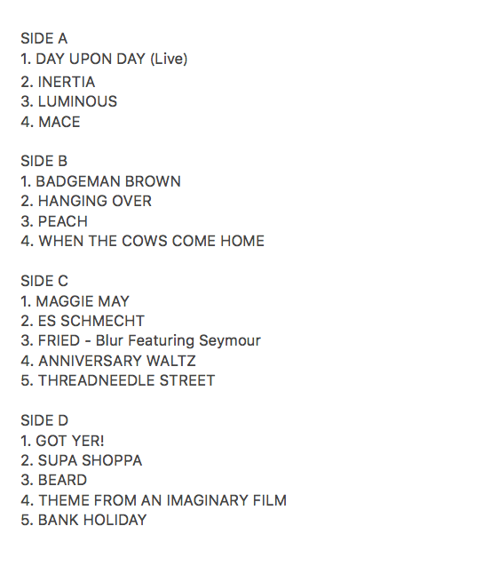 BLUR (ブラー) - Blur Present The Special Collectors Edition (UK RSD 2023 限定10,000枚再発ブルーヴァイナル 2xLP/NEW)