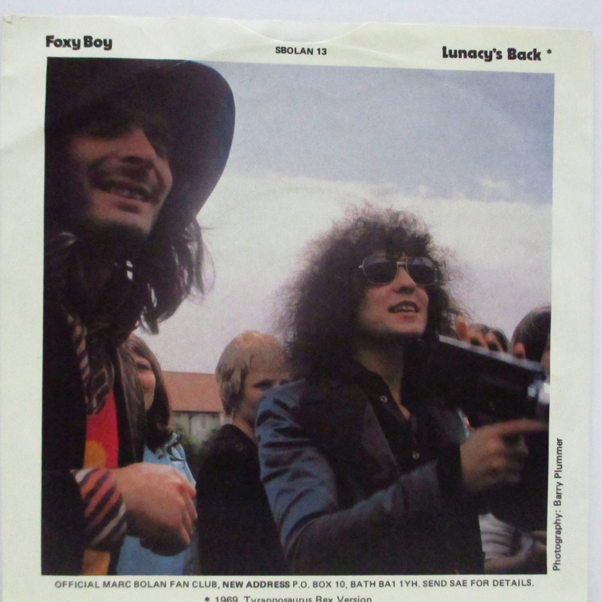 MARC BOLAN (マーク・ボラン) - Mellow Love (UK Ltd.Blue Vinyl 7"+PS)