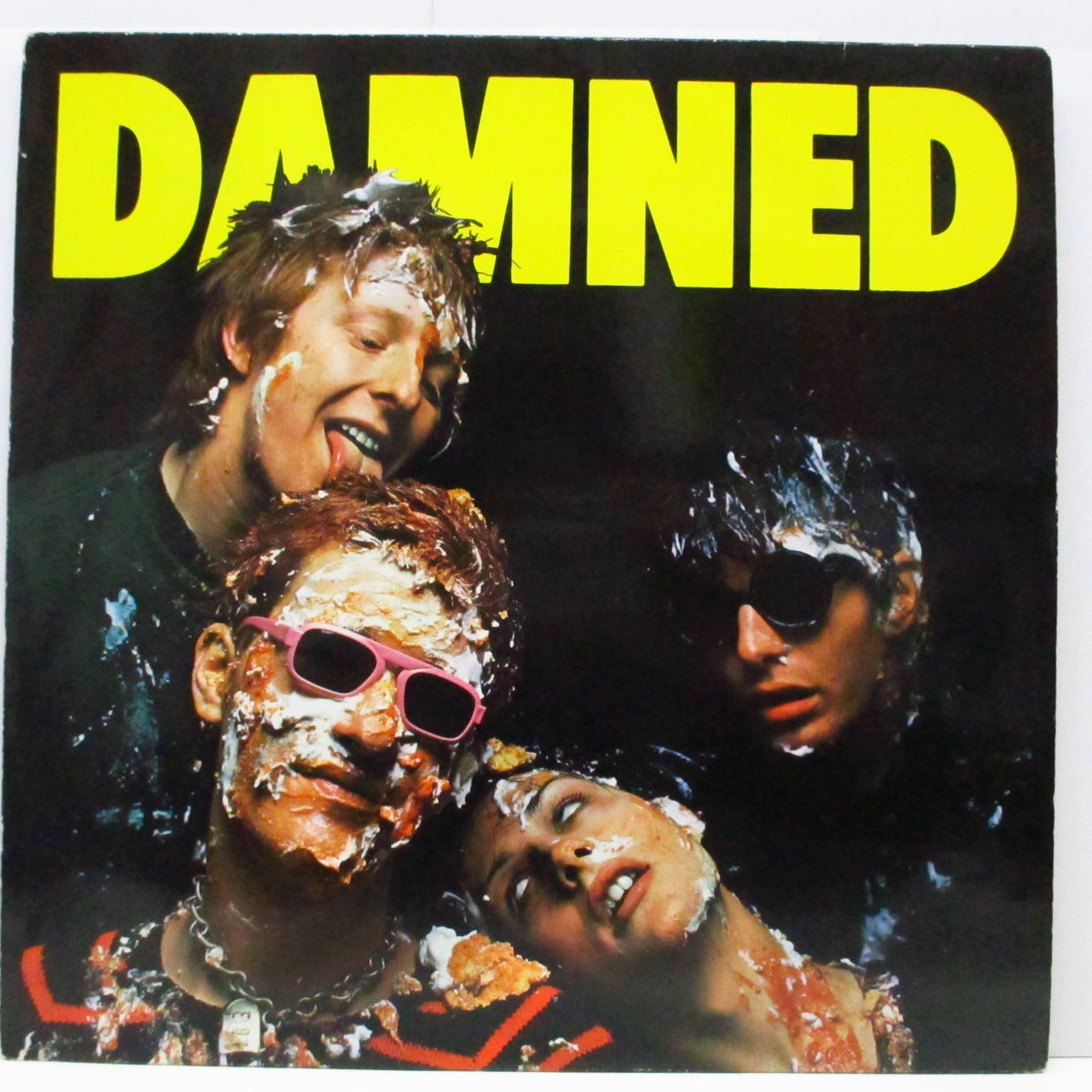 DAMNED, THE (ザ・ダムド) - Damned Damned Damned (German '86 再発「青ロゴ・薄緑ラベ・黒盤」 LP)