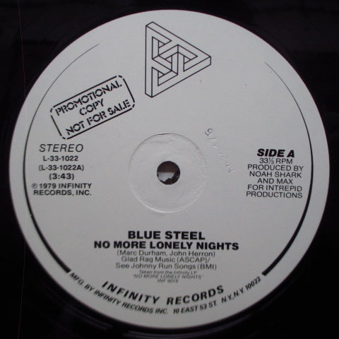 BLUE STEEL (ブルー・スティール) - No More Lonely Nights (US Promo 12")