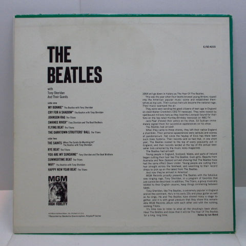 BEATLES (ビートルズ) - Beatles With Tony Sheridan & Guests (US オリジナル「モノラル」LP)
