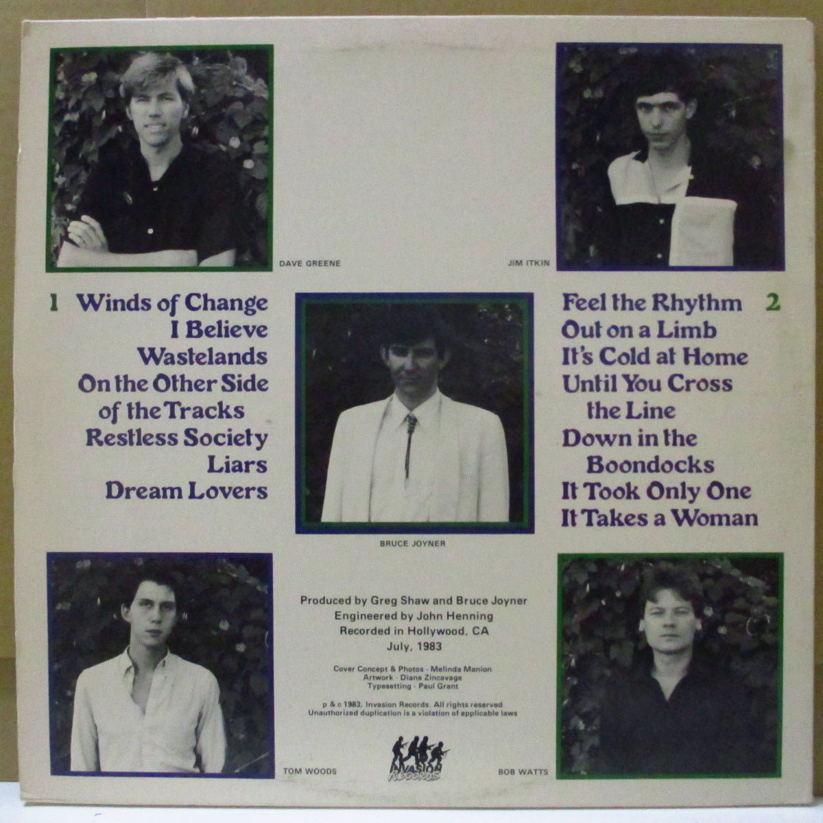 BRUCE JOYNER AND THE PLANTATIONS (ブルース・ジョイナー・アンド・ザ・プランテーションズ) - Way Down South (US オリジナル LP+インサート)