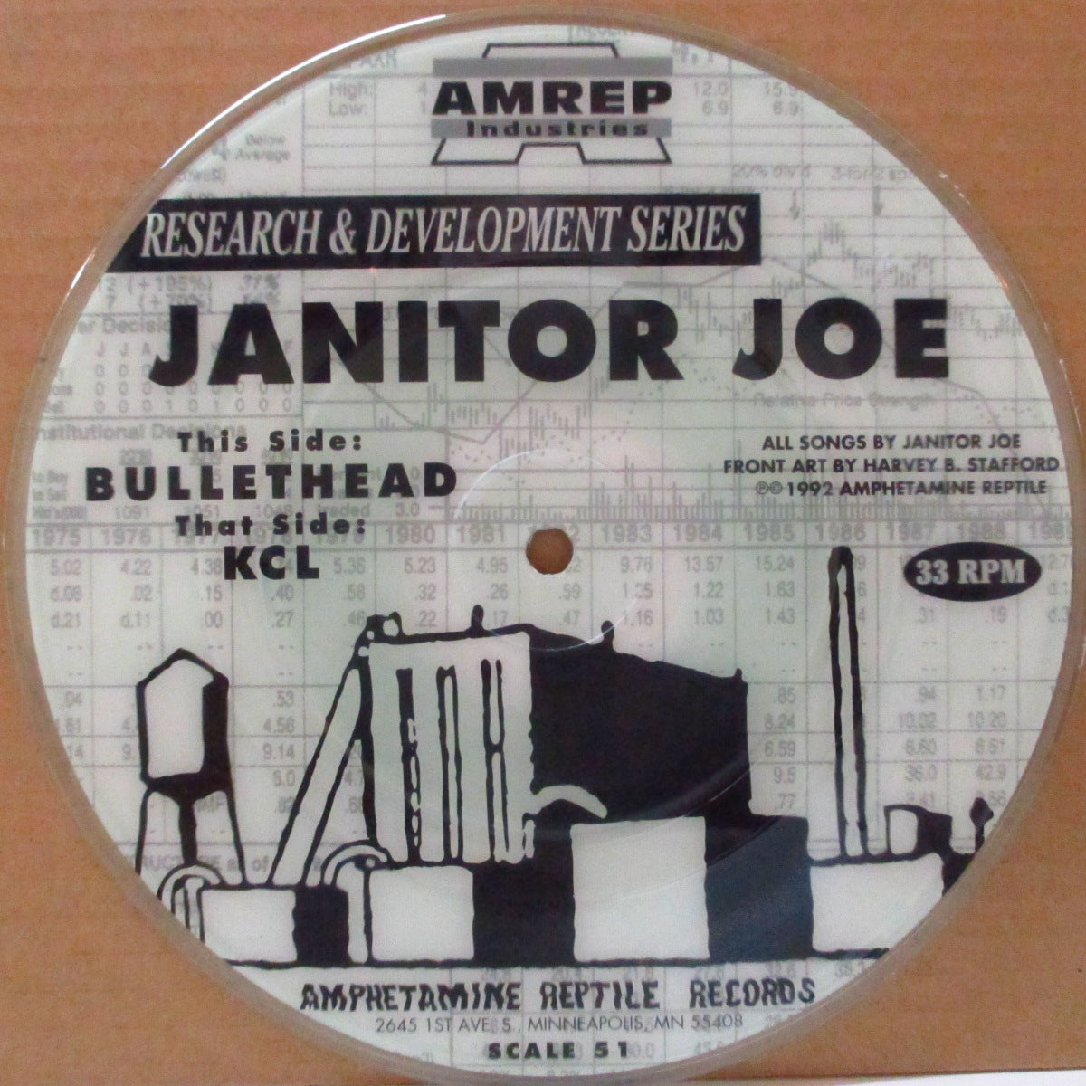 JANITOR JOE (ジャニター・ジョー) - Bullethead (US 1,000 Ltd.Picture 7")
