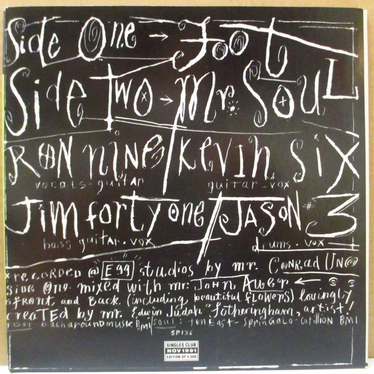 LOVE BATTERY (ラヴ・バッテリー) - Foot (US Ltd.Green Vinyl 7")