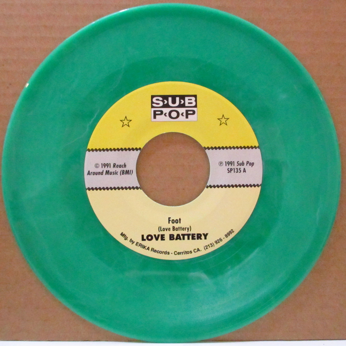 LOVE BATTERY (ラヴ・バッテリー) - Foot (US Ltd.Green Vinyl 7")