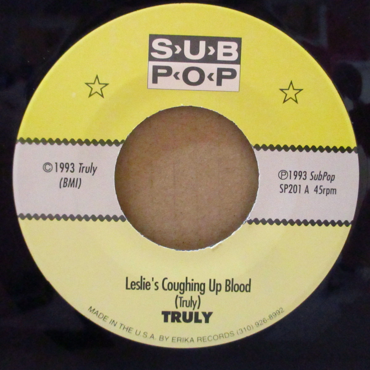 TRULY - Leslie's Coughing Up Blood (US Orig.7")