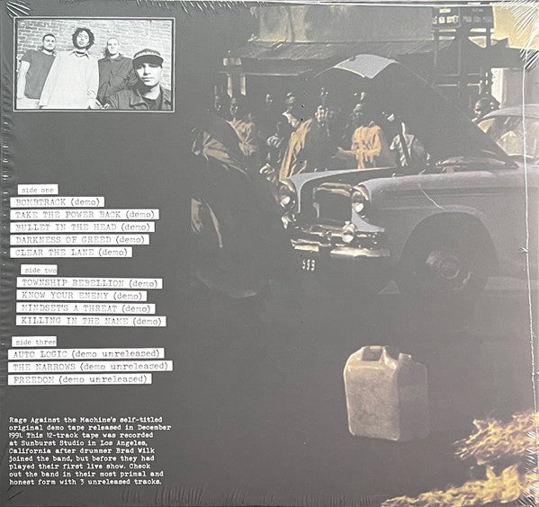 RAGE AGAINST THE MACHINE (レイジ・アゲインスト・ザ・マシーン) - Demo 1991 (EU 限定リリース 2xLP/NEW)