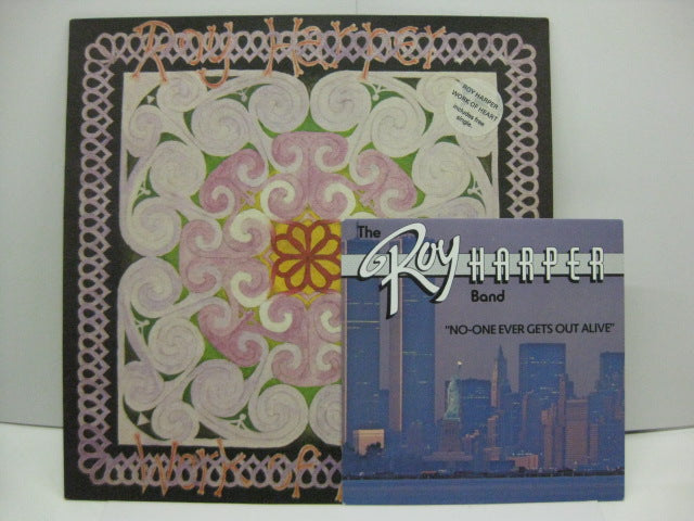 ROY HARPER - Work Of Heart (UK '86 Re LP+7"/Stickered CVR)