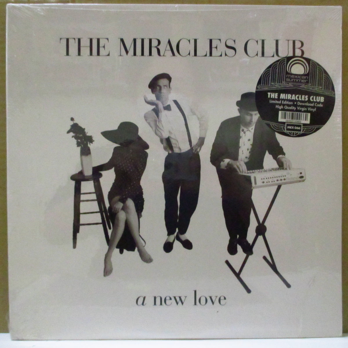 MIRACLES CLUB, THE (ザ・ミラクルズ・クラブ) - A New Love +3 (US 1,000枚限定 12"-ナンバリング入りジャケ/廃盤 New)