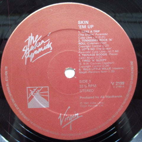 SHAKIN 'PYRAMIDS-Skin' Em Up (UK Orig.LP)