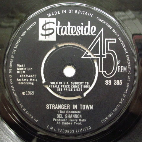 DEL SHANNON - Stranger In Town (UK Orig.)