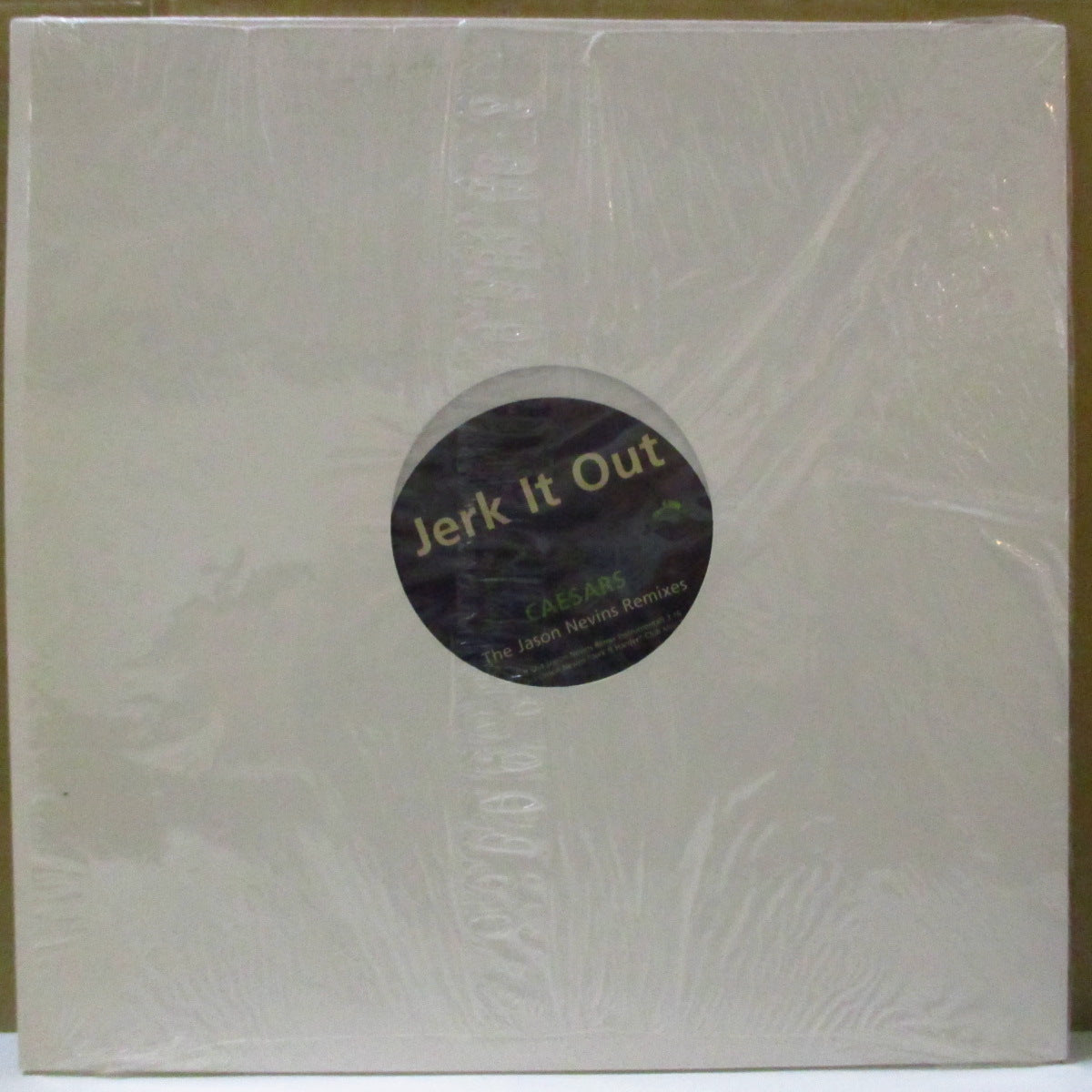 CAESARS (シーザーズ) - Jerk It Out - The Jason Nevins Remixes (US オリジナル 12"/レアステッカー付きダイカットジャケ)