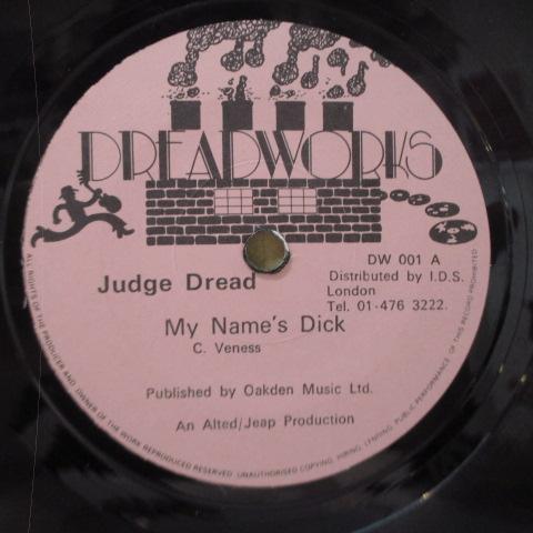 JUDGE DREAD - My Name's Dick (UK Orig.7")