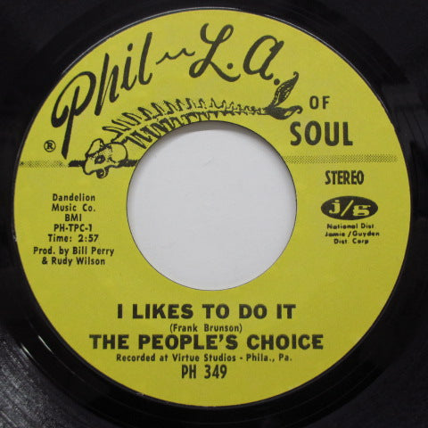 PEOPLE'S CHOICE (ピープルズ・チョイス) - I Likes To Do It (Orig)