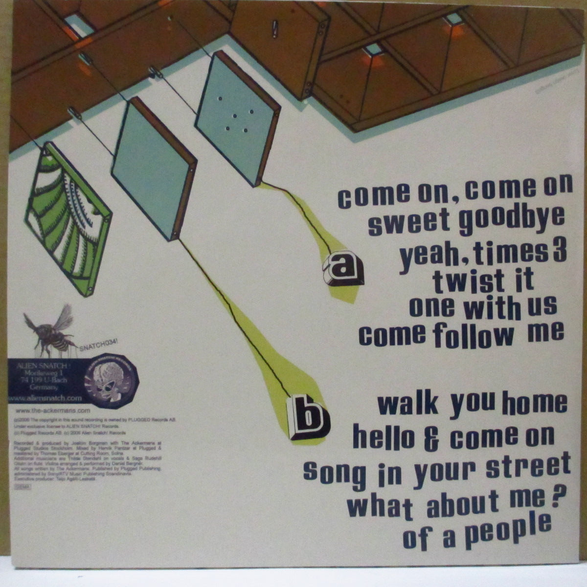 ACKERMANS, THE (ジ・アッカーマンズ) - No One Knows Us Better Than The Ackermans (German オリジナル LP)