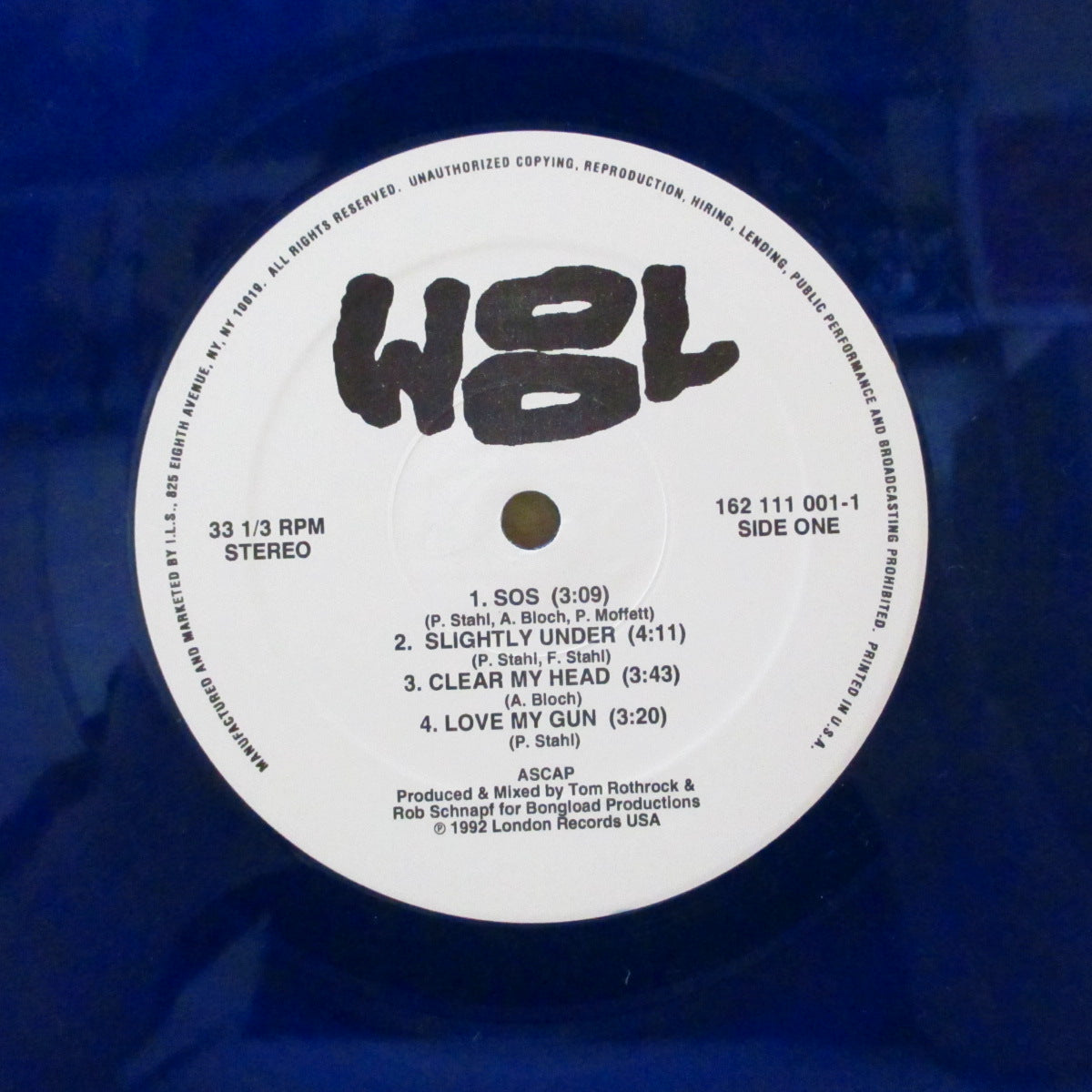 WOOL (ウール) - Budspawn (US 限定クリアブルーヴァイナル LP/レアステッカー付きジャケ)