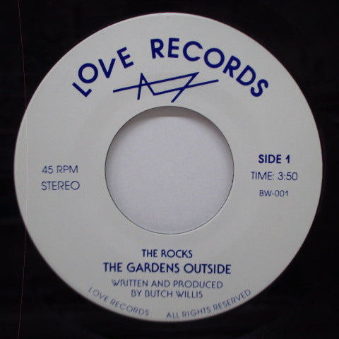 (Butch Willis & )ROCKS, THE (ブッチ・ウイリス & ザ ・ロックス) - The Gardens Outside (US オリジナル 7"「廃盤 New」) '83年自主レーベルからのファーストシングル!
