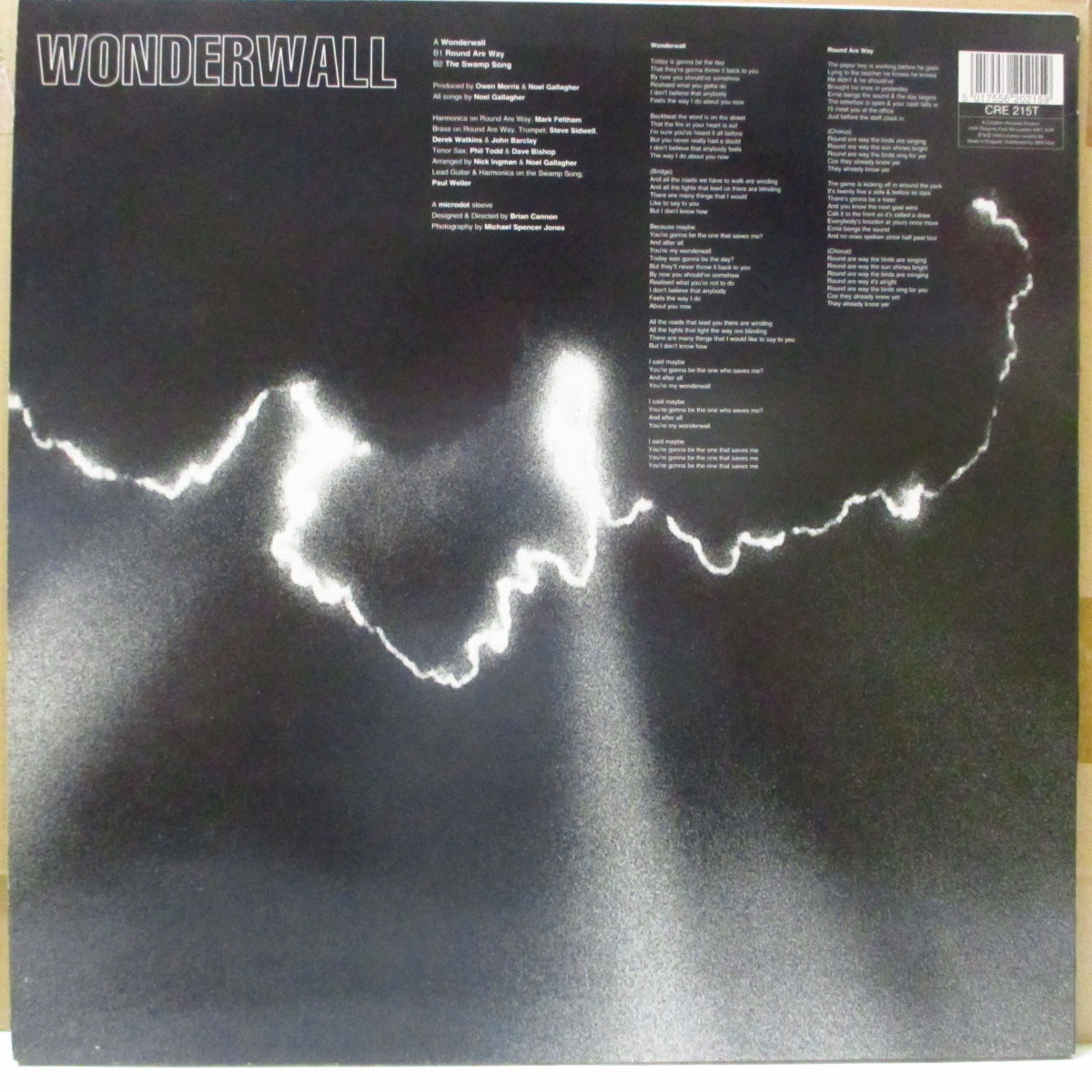 OASIS (オアシス) - Wonderwall +2 (UK オリジナル 12")