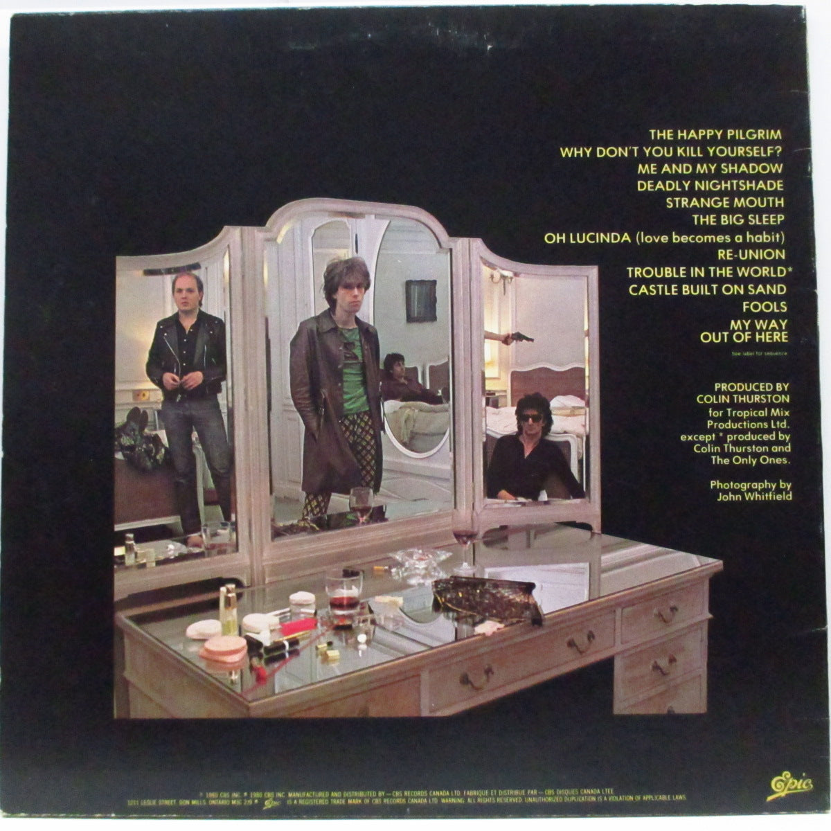 ONLY ONES, THE (ジ・オンリー・ワンズ) - Baby's Got A Gun (Canada オリジナル LP/ざら紙ジャケ)