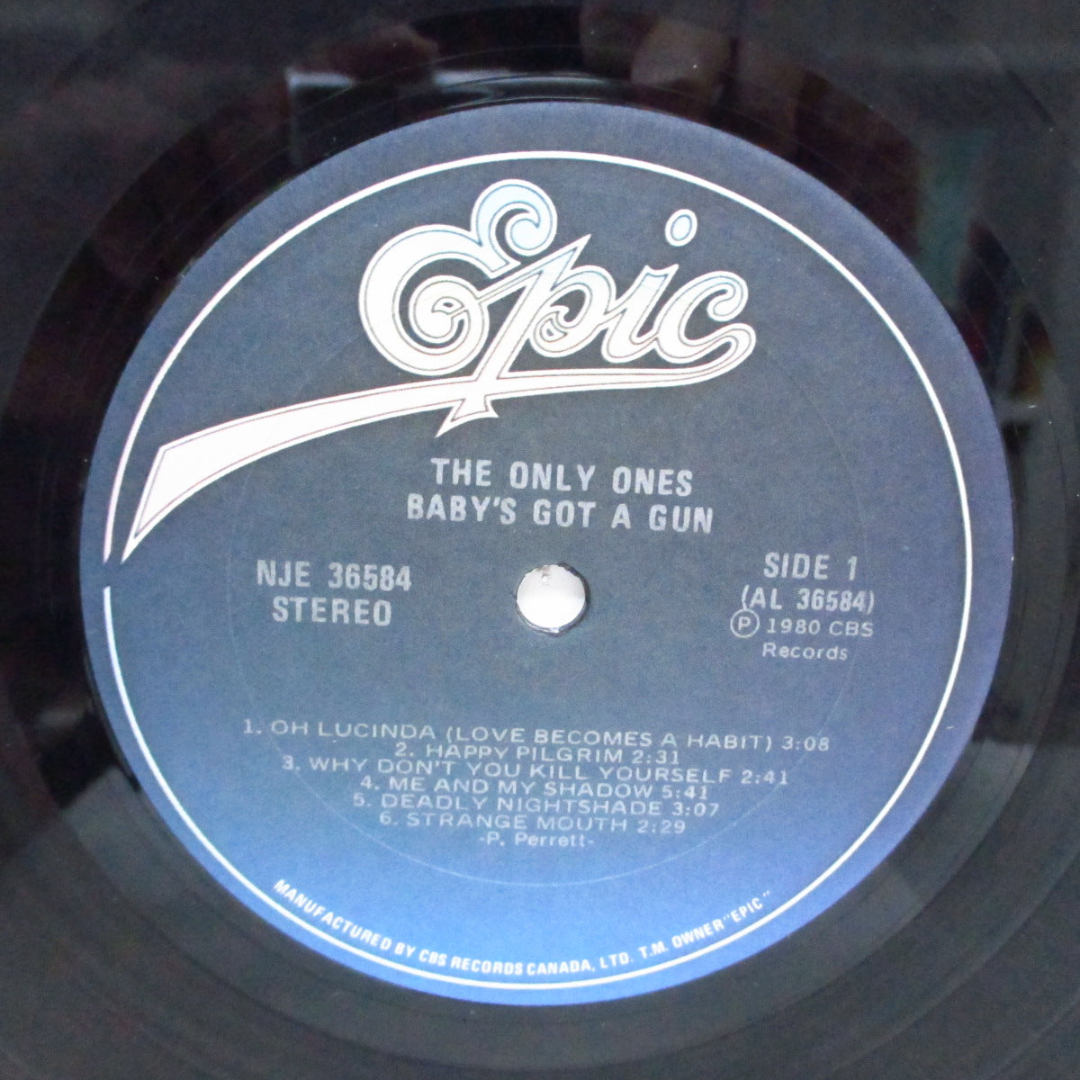 ONLY ONES, THE (ジ・オンリー・ワンズ) - Baby's Got A Gun (Canada オリジナル LP/ざら紙ジャケ)