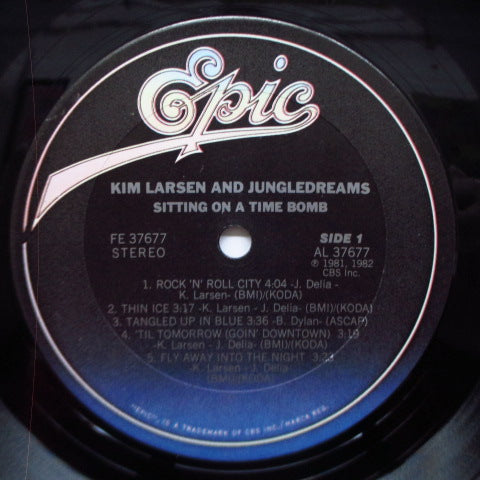 KIM LARSEN AND JUNGLEDREAMS (キム・ラーセン & ジャングルドリーム) - Sitting On A Time Bomb (US Orig.LP)
