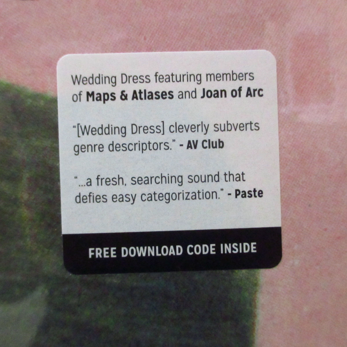 WEDDING DRESS (ウェディング・ドレス) - Desperate Glow (US オリジナル LP-レアステッカー付きジャケ/廃盤 New)