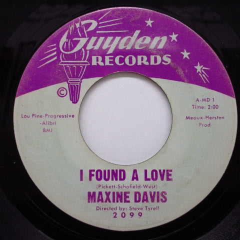 MAXINE DAVIS - He's My Guy / I Found A Love