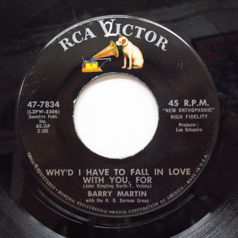 BARRY MARTIN - Got A Whole Lot Of Loving To Do