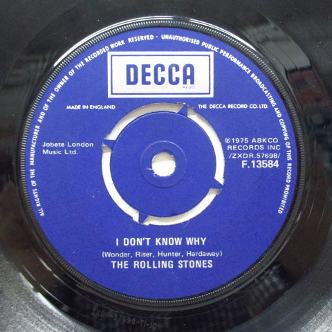 ROLLING STONES (ローリング・ストーンズ) - I Don't Know Why (UK 2nd Press 7"/修正作者名ラベ)