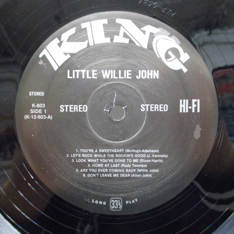 LITTLE WILLIE JOHN (リトル・ウィリー・ジョン) - Mister Little Willie John (US:80's STEREO Reissue Black Label)
