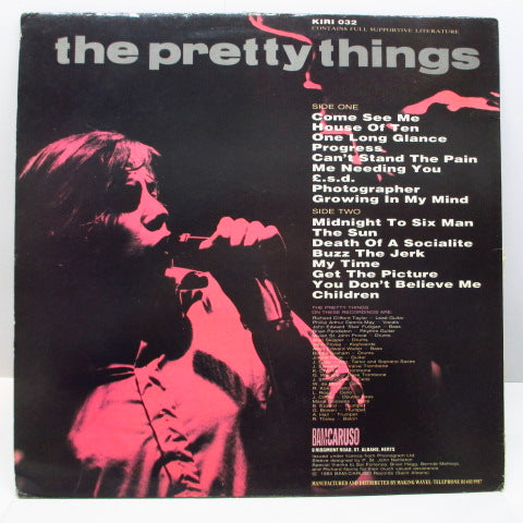PRETTY THINGS (プリティ・シングス) - Closed Restaurant Blues (UK Orig.LP)
